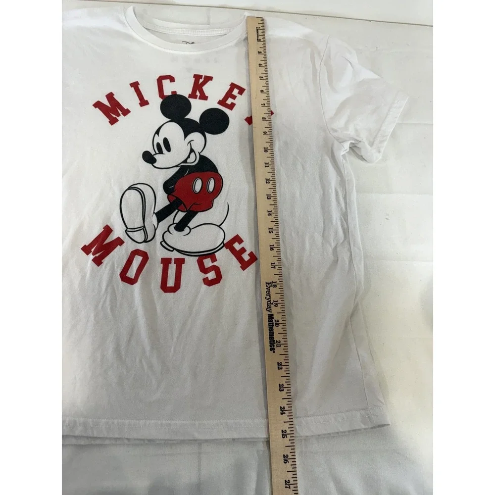 Disney Mickey Mouse Adult White T-Shirt Size XL Disney Franchise Adult Apparel
